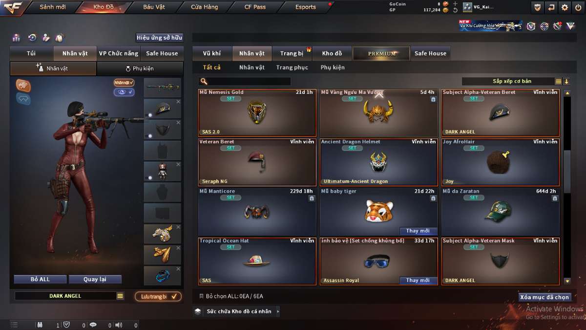 shop acc cf uy tin gia re